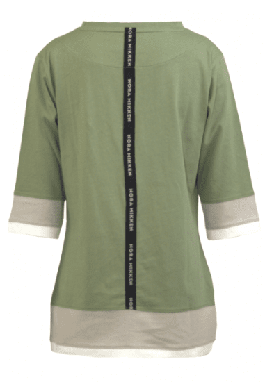 Nora Mikken ANNELI T-Shirt Green - Majice - 
