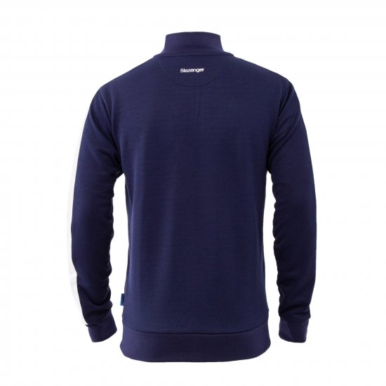 Slazenger Vince Track Jacket Navy - Puloverji & jopice - Moški Puloverji & Jopice za Močnejše Postave
