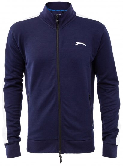 Slazenger Vince Track Jacket Navy - Puloverji & jopice - Moški Puloverji & Jopice za Močnejše Postave