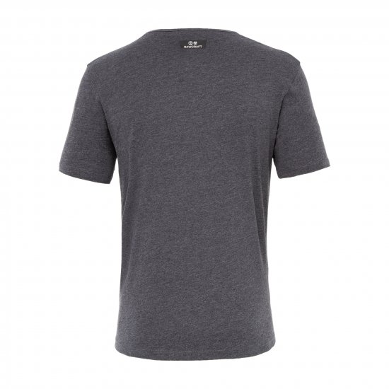 Rawcraft Webling T-shirt Charcoal - Kratke Majice - Moške kratke majice za močnejše postave