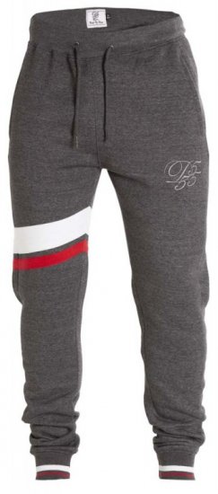 D555 Willis Sweatpants Charcoal - Trenirke & kratke trenirke - Moške Trenirke za Močnejše Postave