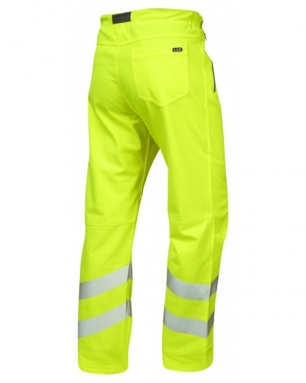 Leo Landcross Stretch Pants Hi-Vis Yellow - Delovne obleke - Delovne Obleke Močnejše postave