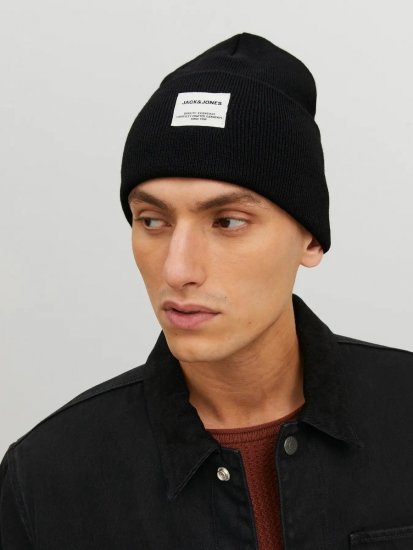 Jack & Jones Long Knit Kapa Črna - Kape - 